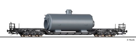 Tillig 95017 - TT - Tiefladewagen Dampfkessel, DB, Ep. III